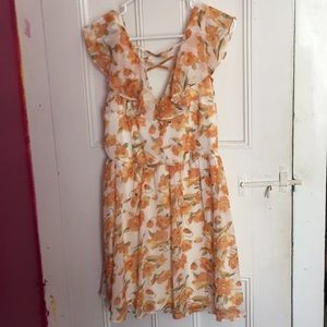 Flower patterned summer dress